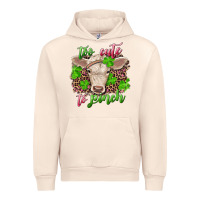 Sandshell too cute to pinch charolais calf Urban Hoodie - RanaPortraitStore