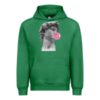 Emerald Vaporwave statue head with bubblegum Urban Hoodie - artisFamous