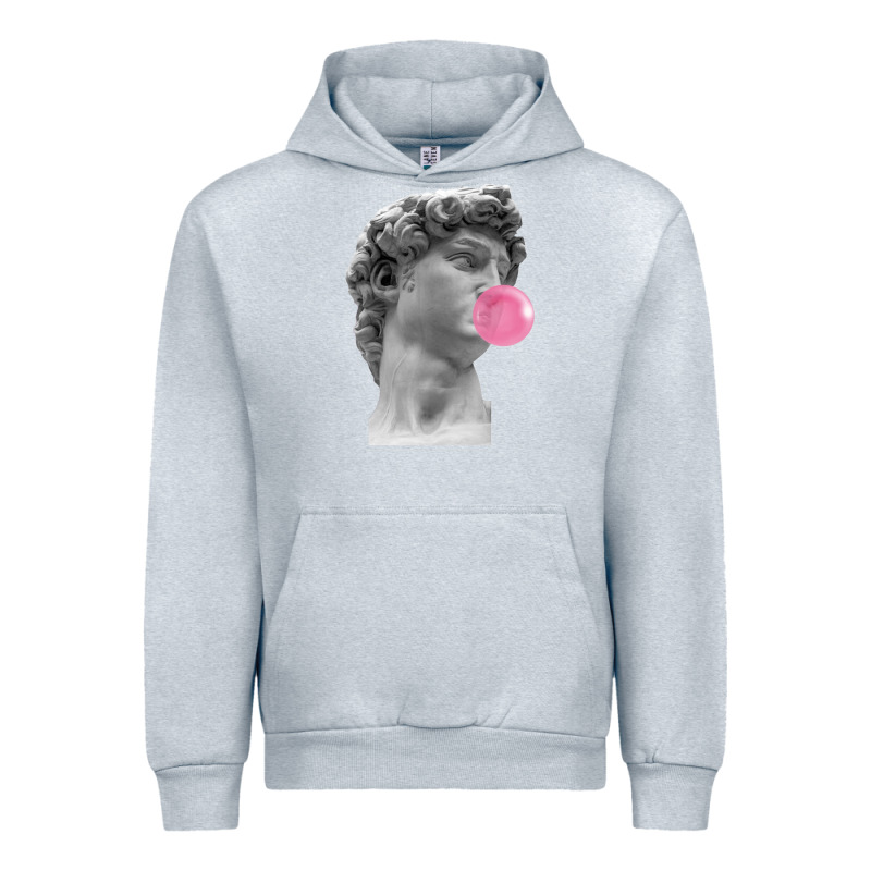 Vaporwave Statue Head With Bubblegum Urban Hoodie by artisFamous | Teevron