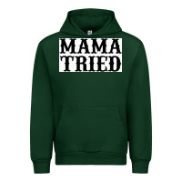 Forest Green Mama Tried Urban Hoodie - artisFamous