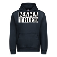 Navy Mama Tried Urban Hoodie - artisFamous