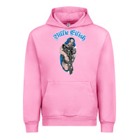 Fuchsia Pink b.i.l.l.i.e  e i.li.s.h  official  bling  t shirt Urban Hoodie - artisFamous