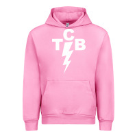 Fuchsia Pink taking care of business rock n roll Urban Hoodie - artisFamous