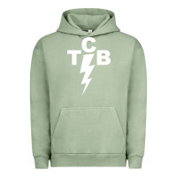 Pigment Oil Green taking care of business rock n roll Urban Hoodie - artisFamous