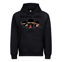 Black mixed martial arts and crafts Urban Hoodie - artisFamous