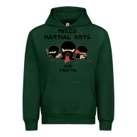 Forest Green mixed martial arts and crafts Urban Hoodie - artisFamous