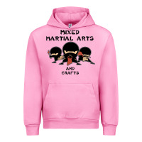 Fuchsia Pink mixed martial arts and crafts Urban Hoodie - artisFamous
