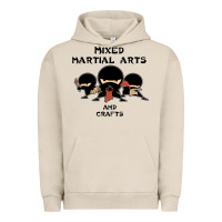 Pigment French Oak mixed martial arts and crafts Urban Hoodie - artisFamous