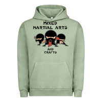 Pigment Oil Green mixed martial arts and crafts Urban Hoodie - artisFamous