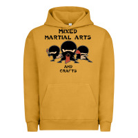 Pigment Peanut Butter mixed martial arts and crafts Urban Hoodie - artisFamous
