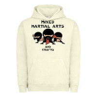 Pigment Pistachio mixed martial arts and crafts Urban Hoodie - artisFamous