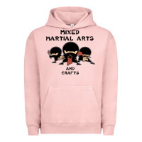 Pigment Salmon mixed martial arts and crafts Urban Hoodie - artisFamous