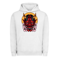 Pigment Lunar Rock demon oni mask Urban Hoodie - artisFamous