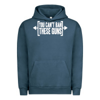 Pigment Midnight Navy you can't ban these guns Urban Hoodie - artisFamous