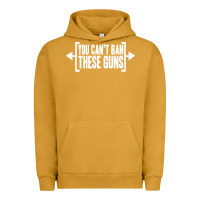 Pigment Peanut Butter you can't ban these guns Urban Hoodie - artisFamous