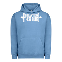 Pigment Pebble Blue you can't ban these guns Urban Hoodie - artisFamous