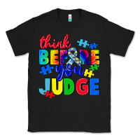 Black think before you judge Classic Tee - CowGirlArtShop