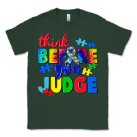 Sports Green think before you judge Classic Tee - CowGirlArtShop