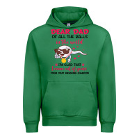 Emerald dear dad of all the balls in the world i’m glad that i came out of y Urban Hoodie - artisFamous