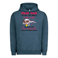 Pigment Midnight Navy dear dad of all the balls in the world i’m glad that i came out of y Urban Hoodie - artisFamous
