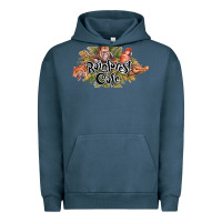 Pigment Midnight Navy Rainforest Cafe Urban Hoodie - artisFamous