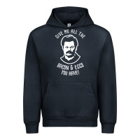 Navy Ron tv show parks Swanson - Bacon & Eggs Urban Hoodie - artisFamous