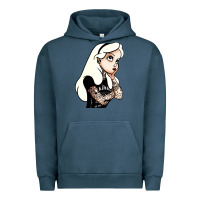 Pigment Midnight Navy alice in wonderland Urban Hoodie - artisFamous
