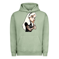 Pigment Oil Green alice in wonderland Urban Hoodie - artisFamous