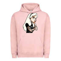 Pigment Salmon alice in wonderland Urban Hoodie - artisFamous