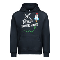 Navy xrp to the moon Urban Hoodie - artisFamous
