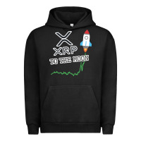 Pigment Black xrp to the moon Urban Hoodie - artisFamous