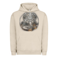 Pigment French Oak cobra k.a.i rusted steel snake lo go graphic t shirt Urban Hoodie - artisFamous