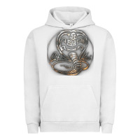 Pigment Lunar Rock cobra k.a.i rusted steel snake lo go graphic t shirt Urban Hoodie - artisFamous
