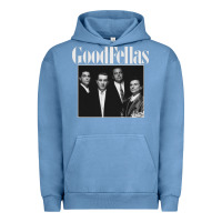 Pigment Pebble Blue goodfellas retro Urban Hoodie - artisFamous