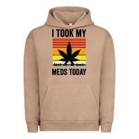 Pigment Burro i took my meds today Urban Hoodie - artisFamous