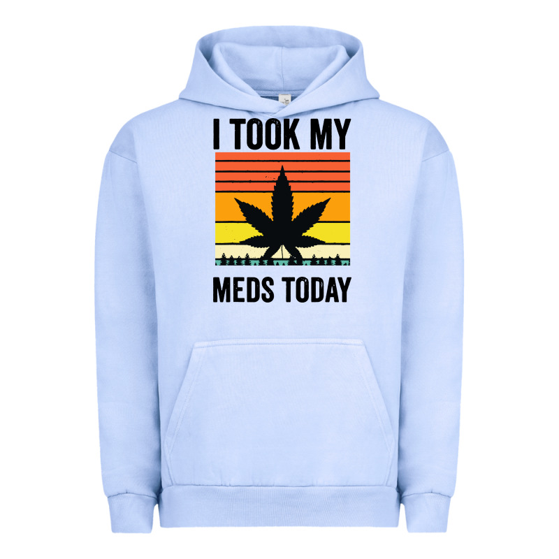 I Took My Meds Today Urban Hoodie by artisFamous | Teevron