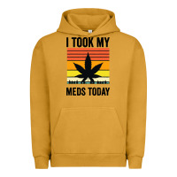 Pigment Peanut Butter i took my meds today Urban Hoodie - artisFamous