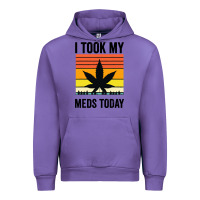 Tulip i took my meds today Urban Hoodie - artisFamous