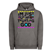 Pigment Tornado i'm just out here trusting god Urban Hoodie - artisFamous