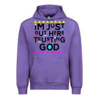 Tulip i'm just out here trusting god Urban Hoodie - artisFamous
