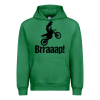 Emerald brraaap funny dirt bike Urban Hoodie - artisFamous