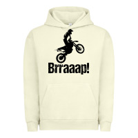 Pigment Pistachio brraaap funny dirt bike Urban Hoodie - artisFamous