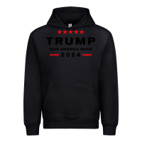 Black donald trump 2024 take america Urban Hoodie - artisFamous