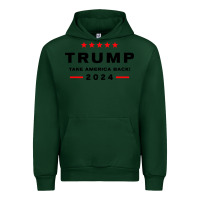 Forest Green donald trump 2024 take america Urban Hoodie - artisFamous