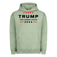 Pigment Oil Green donald trump 2024 take america Urban Hoodie - artisFamous