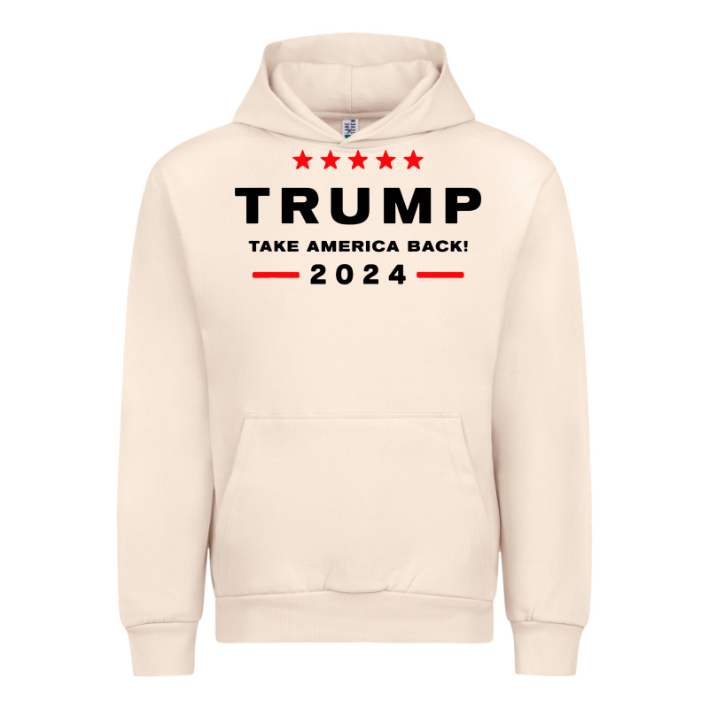 Donald Trump 2024 Take America Urban Hoodie by artisFamous | Teevron