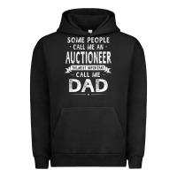 Pigment Black auctioneer dad father's day gifts father daddy men t shirt Urban Hoodie - artisFamous