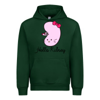 Forest Green hello kidney Urban Hoodie - artisFamous