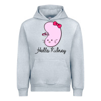 Heather Grey hello kidney Urban Hoodie - artisFamous