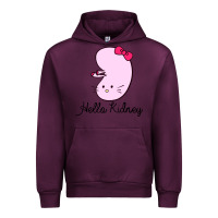Mauve Wine hello kidney Urban Hoodie - artisFamous